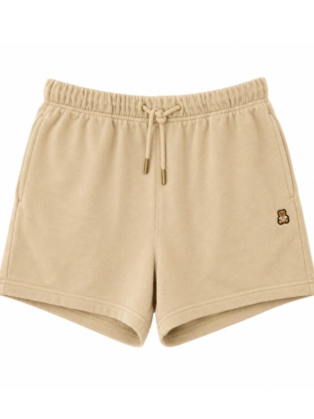 Teddy fresh Women's Tan Fleece Drawstring Shorts size 2XL new